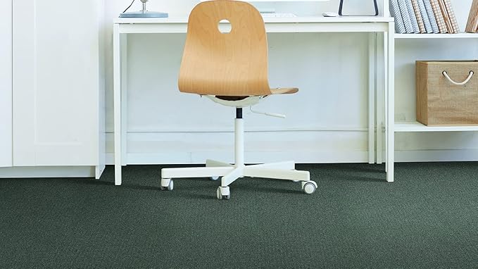 Mohawk Advance 24" x 24" Berber (Loop pile), 0.11" Pile Height, Carpet Tile, Nylon Fiber, Stonewash Color, (1 Tile)