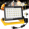 LED Work Light, 60W 6000LM Work Lights on Stand，LED Flood Light Outdoor 13ft Cord with Plug, 3 Modes, Magnetic Base, Hook Design Portable Work Light for Workshop, Garage, Construction Site