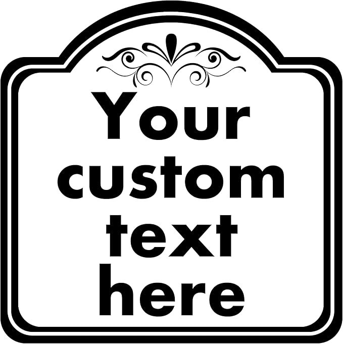 custom garden sign, Custom Indoor/Outdoor Decorative Sign，Aluminum Weatherproof Metal Sign Multiple Sizes, Customize for Office, Business, Workplace, office, Home, Delivery Signs