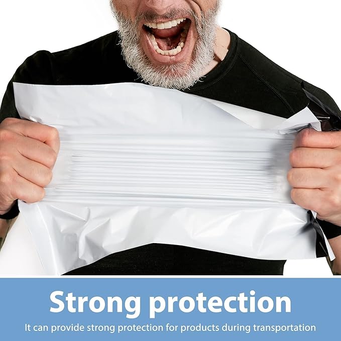 Metronic Poly Mailers 14.5x19 2000 Pack White, Large Shipping Bags Bulk Mailing Envelopes for Small Business, Mailers Poly Bags for Shipping Self Seal, Mailing Envelope Packaging Bags
