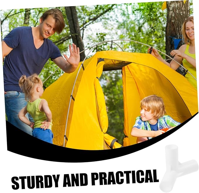 Three-Way Connector Tent Pole Fitting Kit 20pcs for Rooftop Festival Pop up Tents