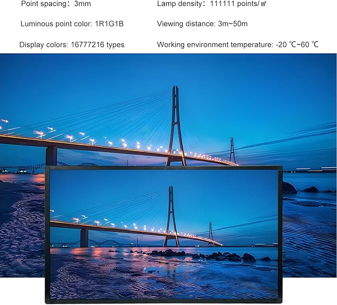 P3 Customize Size Led Sign Programmable Scrolling Digital Display Screen For Business Message Board Wifi Control High Definition High Brightness Advertising Support Image& Video Matrix Panel