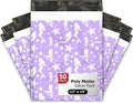 12x15 (50) Purple Mermaids Designer Poly Mailers Waterproof Self Sealing Tear Resistant Polymailers Shipping Envelopes Premium Printed Bags For Small Businesses