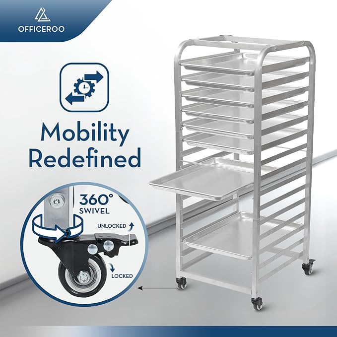 OFFICEROO Bakery Speed Rack (15-Tier)