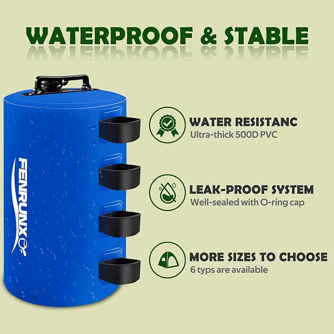 Canopy Water Weight Bag,440 LBS Heavy Duty Tent Weights Set of 8 Leg Weights for Pop Up Canopy,Tent,Gazebo,Carport,Blue