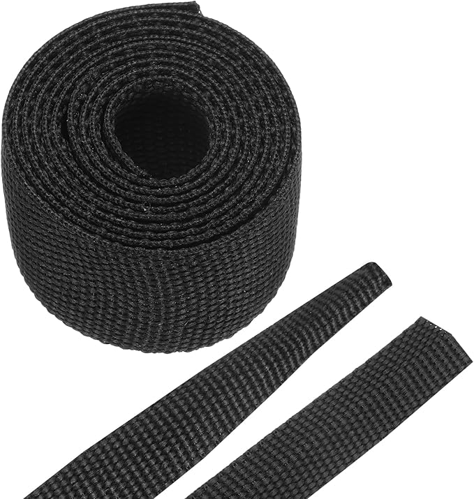 MECCANIXITY Braided Cable Sleeves Heat Shrinkable Fabric Sleeving, 5/8" 3ft Black 2:1 Ratio Heat Shrinkable Cord Protector for Harness Cable, Network Cable Protection, Cable Management