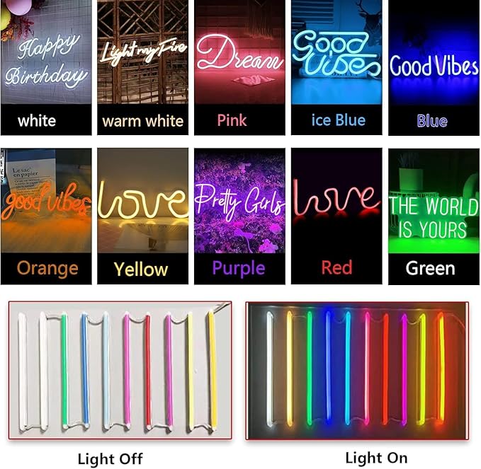 Custom Neon Signs,Customizable for Wall Decor,Personalized Neon Sign for Wedding Birthday Party Gift Party Bar Game Room Home Business Shop Name Logo