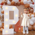 Bugame 3FT Marquee Letters, Large Light Up Letters for Birthday Wedding Backdrop Warm Light Marquee Letters 3 Feet Tall for Baby Shower Party Proposal Decoration Decor, Letter P
