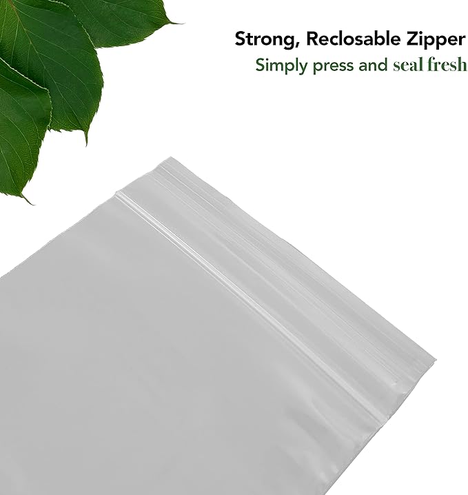 4 x 6 Inch Resealable Plastic Bags 1000 Pack — Clear Reclosable Zipper Seal Bags for Treats, Crafts, Jewelry, Small Parts, Party Favors