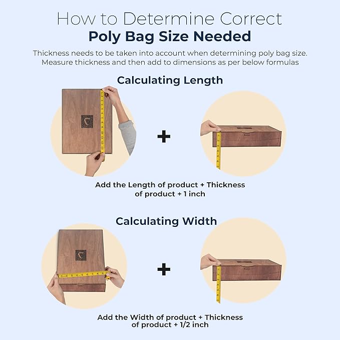 Poly Bags with Suffocation Warning - 200 Pack 8x10 Clear Poly Bags - Extra Strong Seal - Durable 8x10 Poly Bags for Shipping & Packaging - Retail Supply Co