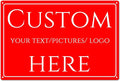 Custom Sign,Aluminum Weatherproof Metal Sign Multiple Sizes, custom address signs for houses,Customize for Office, Business, Workplace, Factory warnings, swimming pool,Delivery Signs(10 * 7Inch)