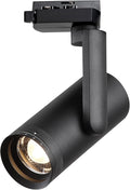 LED 12W Dimmable Track Lighting Heads with 10° to 55° Adjustable Beam Angle H Type 97 CRI 3000K Warm White Ceiling Spotlight for Accent Task Art, 1080lm, Black