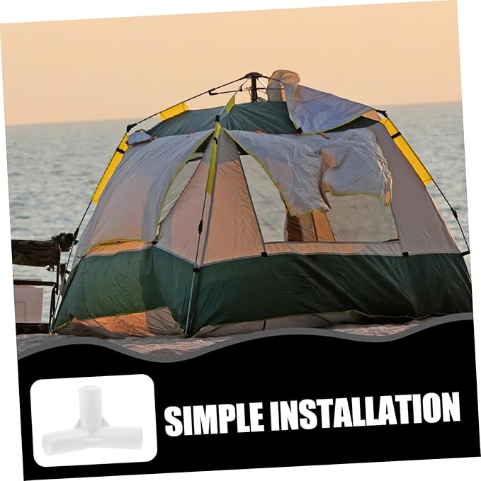 Three-Way Connector Tent Pole Fitting Kit 20pcs for Rooftop Festival Pop up Tents