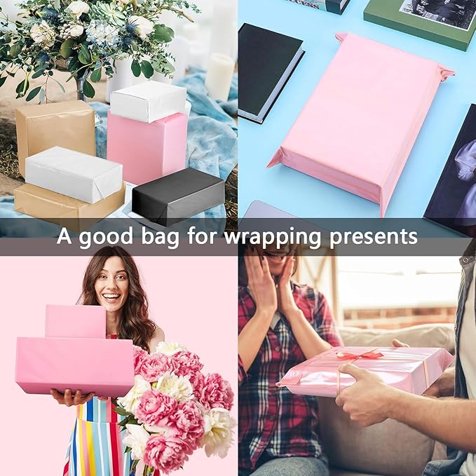 Large Poly Mailers19x24 Inch 200PCS, 5-Layer Self-Seal Waterproof Large Shipping Bags for Clothes, Books, Mailing, E-commerce Packaging,Tear-Proof Shipping Envelopes Poly Bags for Business