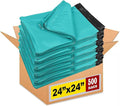iMBAPrice (500-Pack) Poly Mailers 24x24 Inch Extra Large #8 Teal Color Poly Mailing Shipping Envelopes Bags, Self Seal Adhesive Waterproof and Tear Proof (Total 500 Bags)