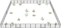 FXW Garden Fence Outdoor for The Yard – 24in(H) x 88.8ft(L) Heavy Duty Metal Animal Barrier for Dog and Rabbit, Decorative Dog Fence, 48 Panels, Silver