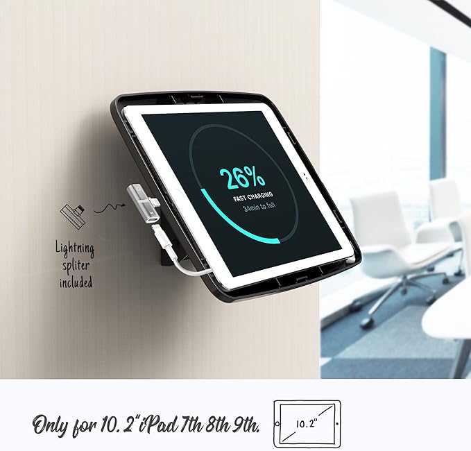 Tablet Wall Mount Compatible with 10.2 inch iPad 7 8 9 Gen BSW102TB