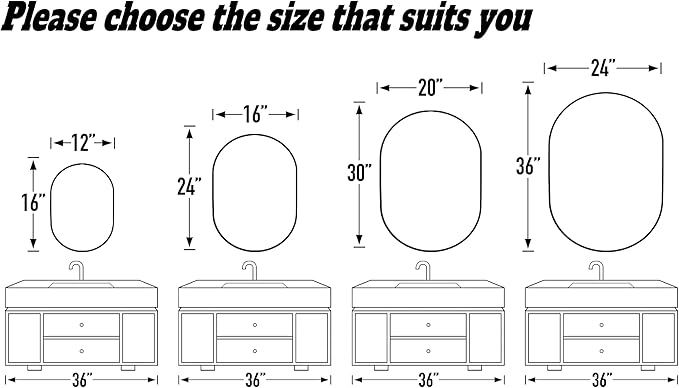 30x20 Mirror Runway Oval Wall Mounted Aluminum Alloy Metal Frame Rectangle Mirrors for Entryway Bedroom Bathroom Living Room 30 20 inch Silver