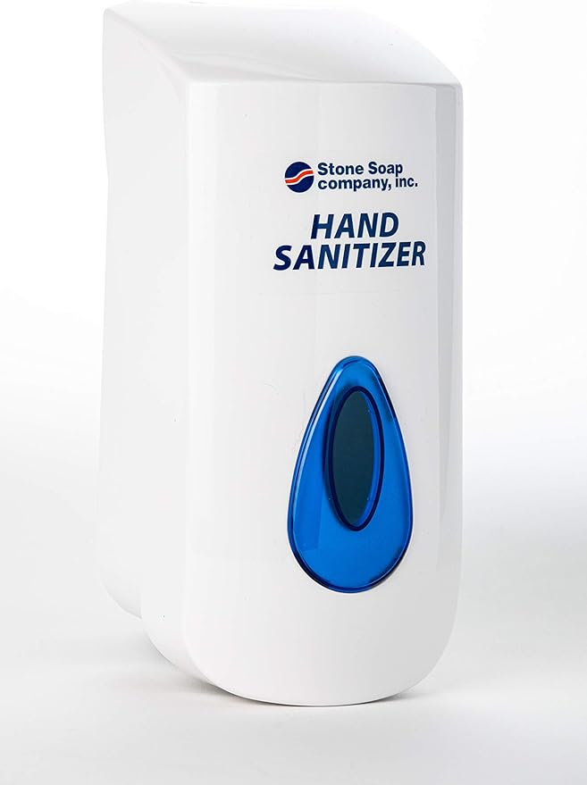 Automatic or Manual Hand Sanitizer Dispenser, Touch-Free Designed for Wall Mounting to an Optional Floor or Counter Stand (Manual Wall Mount 30.5 oz. Dispenser)