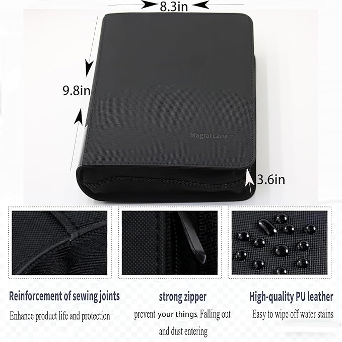 sale 3D pop up greeting card Display Album, for 6x9 inches Greeting Card Organizer Book for Retail, Store Events (black)
