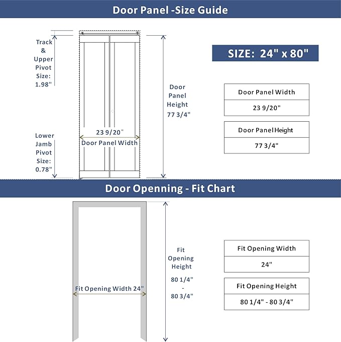 BARNER HOME Bi-fold Doors - Cane Closet Door for 24“ x 80” Opening, Webbing & Wood Interior Door Slab, Including Hardware, MDF, White Folding Doors for Wardrobe
