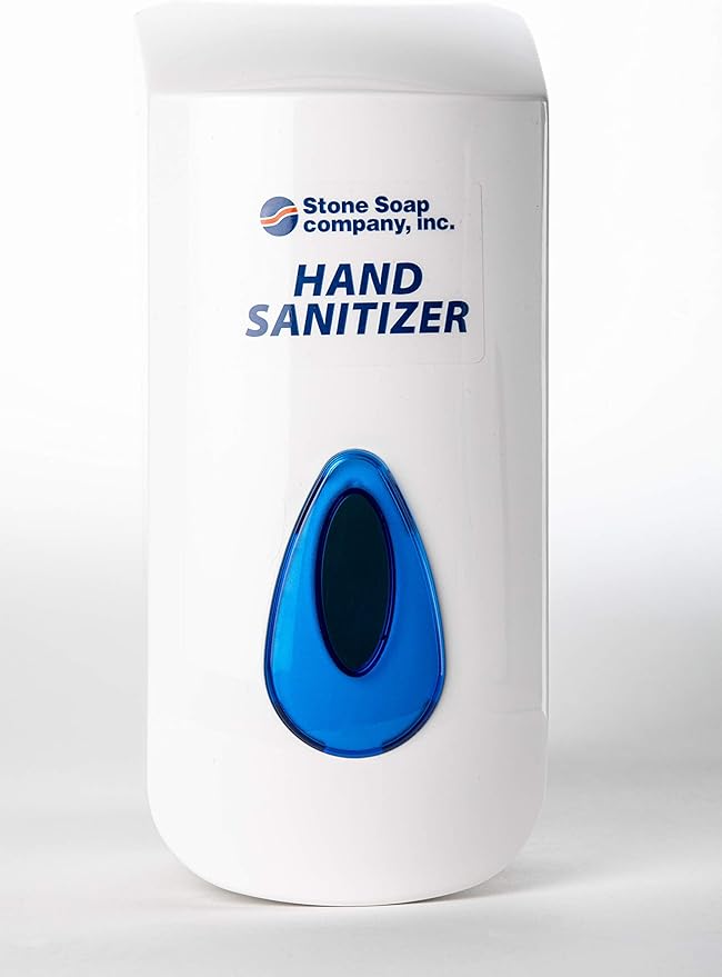 Automatic or Manual Hand Sanitizer Dispenser, Touch-Free Designed for Wall Mounting to an Optional Floor or Counter Stand (Manual Wall Mount 30.5 oz. Dispenser)