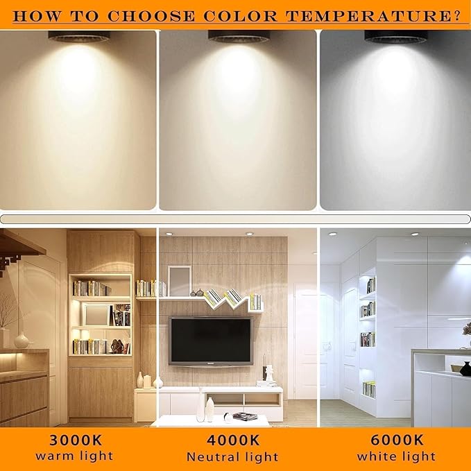 Black J&L Type Track Lighting Complete Kit, 6000K Cool White 25W Extra Brightness Plug in LED Lighting Complete Kits 24 Packs，with Extra 26.24FT Track Rails