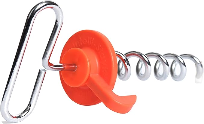 IntelliLeash EZ-Tent-Stayk (4 Pack): Secure Stakes for Tents, Canopies, & More - No Hammer Needed!