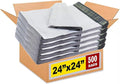 iMBAPrice Poly Mailers 24x24 Inch #8, 500-Pack – Extra-Large White Self-Seal Shipping Bags, Water Resistant Mailing Envelopes for Clothing, Blankets & Business Packaging