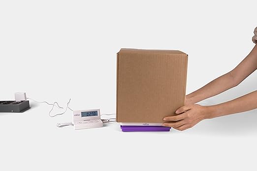 Rollo Shipping Scale for Packages - Digital Shipping Postal Scale (110 Lb Max) - Hold and Tare Functions - Includes AC Adapter and 2X AAA Batteries