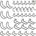 INCLY 36 Pack Heavy Duty Pegboard Hooks, 1/4" Pegboard Drill Holder Tool Utility Hooks, Peg Board Tool Hangers Accessories for Hanging Power Tools, Drill, Hammer, Workbench, Garage