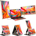 Laptop Extender 15.6-inch, 1080P FHD Portable Monitor with 120% sRGB, 235Rotation Detachable Screen, Plug & Play, Triple Screen Laptop Monitor Extender Compatible with Windows, Mac, Chrome