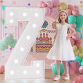 Light Up Letters, Marquee Letters 4 Feet Tall with Cool White Light, Large Letter for Party Graduation Homecoming Wedding Event Decoration, Marry Me Light Up Letter 4ft Marquee Sign Letras Z