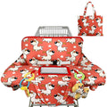 Shopping Cart Cover for Baby Girl Boy 2-in-1 High Chair Water Resistant High Chair Cover Blue Sailboat Gender Neutral Cart Cover for Babies Padded Grocery Cart Cover for Baby