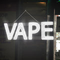 LED VAPE Sign for Business,32x10 inch Vape Smoke Sign Led for Window Wall Door w/Remote Control VapeSmoke Smoking Shop Store