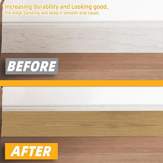 GSCIT Club Oak Wood Tape, 2.4 inch X 15ft Self Adhesive Wood Grain Tape Repair Wallpaper for Tables, Chairs, Baseboards, Doors, Windows, Floors, Handicraft DIY.
