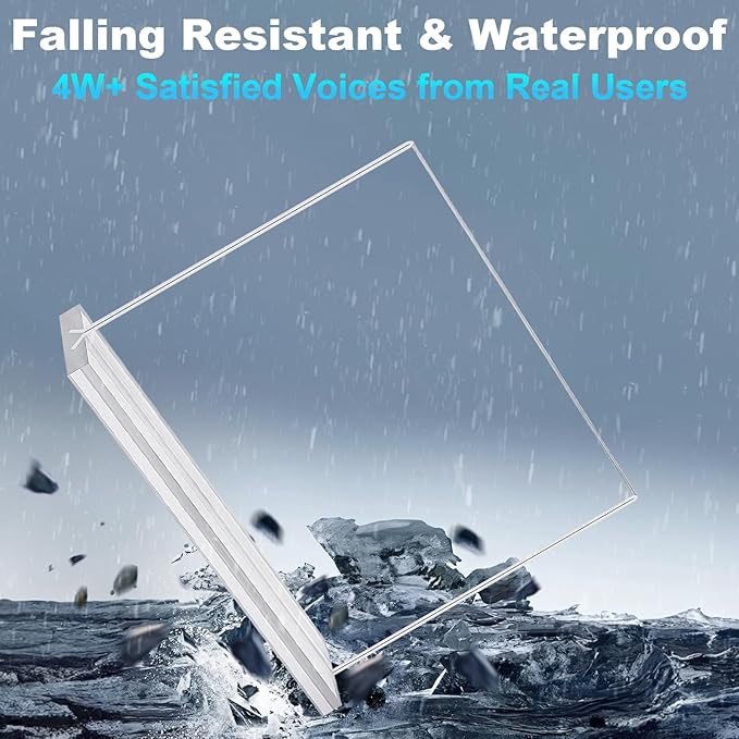 Acrylic Sign Holder 7x5,6 Pack Clear Sign Holder Double Sided Table Menu Horizontal Desktop Display Stand Paper Flyer Holder Tabletop Sign Holder Suitable for Restaurants, Office, Store, Hotels