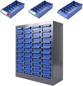 40 Drawers Alloy Steel Nut and Bolt Organizer, Parts Cabinet with Adjustable Shelves and Label Stickers, Bolt Organizer for Nuts Bolts Parts Screws Small Items