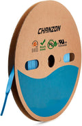 Chanzon 2:1 Ratio - 80Ft Roll - 1/4" (6mm) Heat Shrink Tubing 2:1(25M Total Length) Blue Polyolefin Sleeving Wrap Shrinking 2 to 1 1pcs