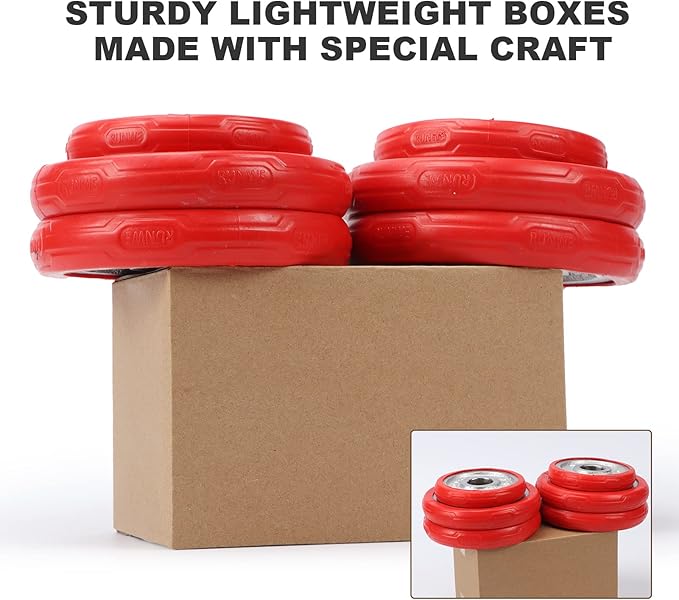 CRUGLA 40 Packs 6x4x3 Shipping Boxes Corrugated Cardboard Mailing Boxes Shipping Box Bulk for Packing Boxes