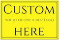 Custom Sign,Aluminum Weatherproof Metal Sign Multiple Sizes, Reflective，Double-sided，Customize for Garden, Business, Workplace, office, Home, Delivery Signs(10 * 7Inch)