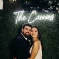 Custom Neon Sign Wedding, Binager Customize LED Neon Name Sign Decoration, Dimmable/RGB Light Sign Personalized for Shower Reception Birthday Event Business Shop Bar Backdrop Bedroom Wall Decor Gifts