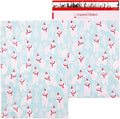 Inspired Mailers - Poly Mailers 10x13-100 Pack - Polar Bears (Blue) - Holiday Poly Mailers - 10x13 Shipping Envelopes - Christmas Packaging Bags