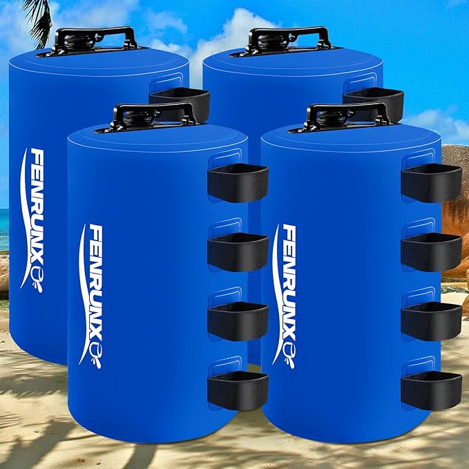 Canopy Water Weight Bag,220 LBS Heavy Duty Tent Weights Set of 4 Leg Weights for Pop Up Canopy,Tent,Gazebo,Carport,Blue