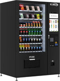 KoolMore Refrigerated Snack Vending Machine with 60 Slots and 22 Inch Touch Screen with CC Reader and Coin/Bill Acceptor in Black (KM-VMRT-50-BCR)