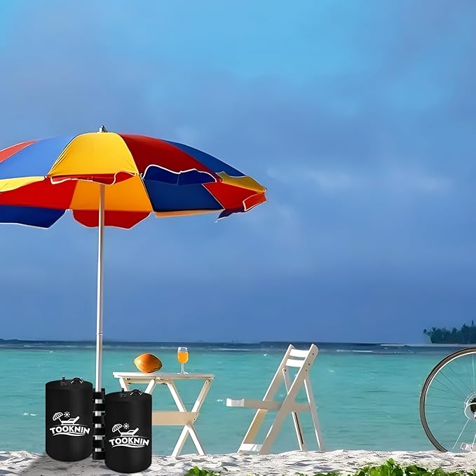 Canopy Tent Weight,115 LBS Canopy Weights Water Bags,4PCS Gazebo Weights, Heavy Duty Leg Weights for Pop Up Canopies Outdoor Shelter Umbrella Pool Ladder,Black
