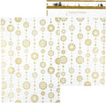 Inspired Mailers - Poly Mailers 10x13-100 Pack - Snowflake Baubles (Gold) - Holiday Poly Mailers - 10x13 Shipping Envelopes - Christmas Packaging Bags