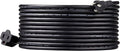 Amazon Basics Extension Cord, 25 Ft, 3 Prong Outlet Extender, Indoor Extension Cord, 13 Amps, 125V, Black