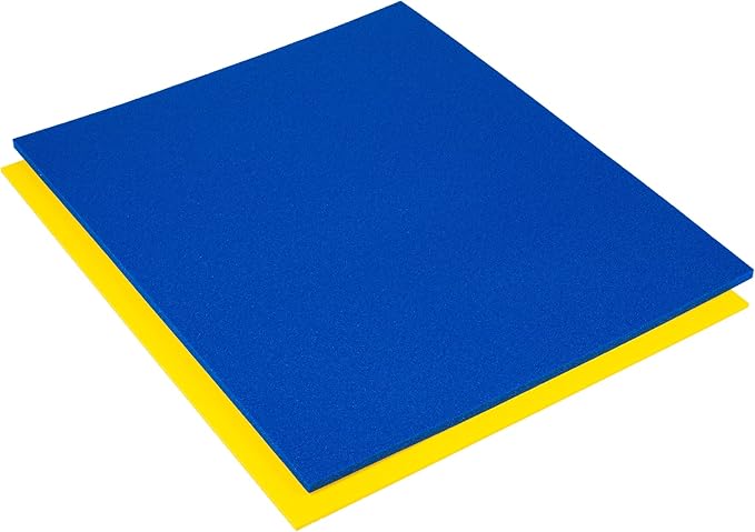 5S TOOL BOX SHADOW FOAM ORGANIZERS (2 COLOR) CUSTOM SIZE (26.25" x 39.75", Blue Top/Yellow Bottom)