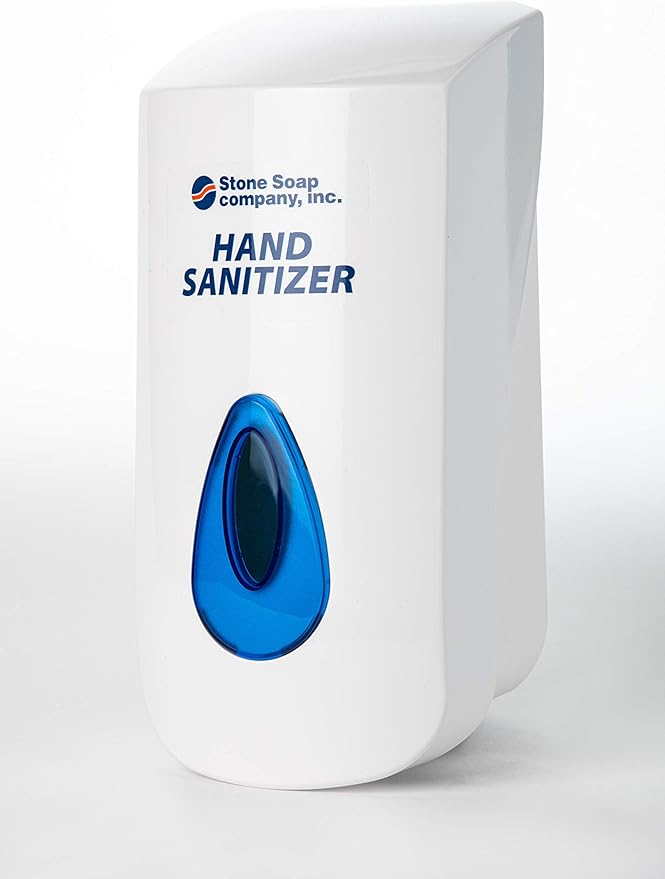 Automatic or Manual Hand Sanitizer Dispenser, Touch-Free Designed for Wall Mounting to an Optional Floor or Counter Stand (Manual Wall Mount 30.5 oz. Dispenser)